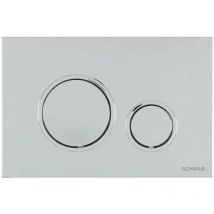 Placca Schwab Vela Doppio Scarico Cromo Lucido