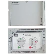 Placca di copertura valvola Gas Teco B01 Multicolore Cromo lucido