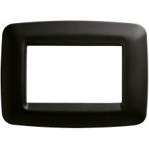 Placca Gewiss Playbus 3 posti nera GW32303