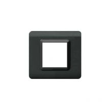 Placca Tecn.44 Grigio Scuro Luc. 2M ( AVE cod. 44P32GSL )