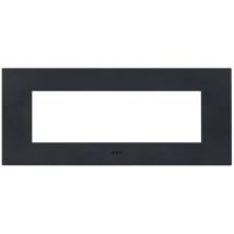 Placca 7 Moduli Easy Smart Sistema 44 Grigio Tekla Ave 44psme7gtk