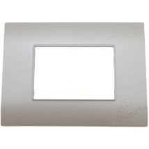 Placche 3 4 7 posti moduli per supporti compatibili con vimar Arké T21-4 posti-perla