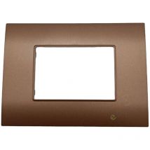 Placche 3 4 7 posti moduli per supporti compatibili con vimar Arké T14-3 posti-bronzo