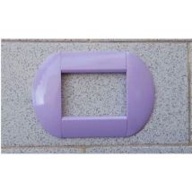 Plaque de finition – ABS – Compatible Bticino Living International et Living Light – Matières, Mode de fixation, Finition métal