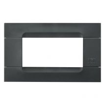 Urmet Simon Nea plaque 4 modules couleur noir Auckland 10804.04