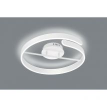 Plafón de diseño Circle Led Dimmer 4000k Parma White Trio Lighting
