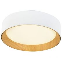 Plafón de techo led 'Lili' (48W 3000K 2650lm) – Blanco/Madera