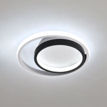 Plafón led Techo 33W 3300lm, Lámpara Techo redondas modernas, Lámpara de techo 6000K Luz blanca fría, para cocina, sala de estar, dormitorio, comedor