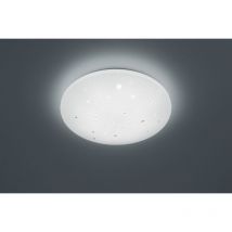 Trio Lighting - Plafón Moderno IP44 Led Regulable Achat Ø50 cm Blanco