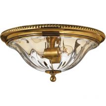 Elstead - Cambridge 2 ljus infälld taklampa polerad mässing, E27