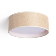 Ledkia - Plafón Circular Ratán Ø360 Rufus Natural