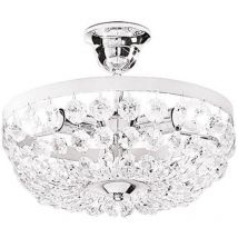 Kolarz - valerie - Lámpara de techo clásica, cromo pulido, 3x E14