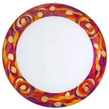 Kolarz - serena Plafón Decorativo de Cristal 3 Luces Oro 24 Quilates