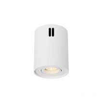 Plafon de Superficie Basculante Circular Blanco para GU10 - Iluminashop