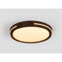 Plafón De Techo led cct - 24W - Efecto Lateral - Color Madera - Madera Oscura