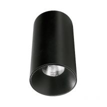 Lampara led de techo tubular 15W 3000K 45o 230V negro interior negro