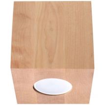 SOLLUX SL.0493 Lámpara de Techo QUAD Madera Natural - ref: SL.0493