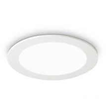 Groove - Foco empotrable cálido cálido medio redondo led 1 luz Blanco - Ideal Lux