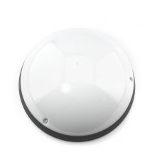 Plafón con sensor IP54 Clase ii antivandálico Negro led luz fría