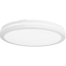 Forlight - Plafón led Carpe 23.1W IP54, Temperatura de Color Ajustable 3000K-6000K, 3360 Lúmenes, Regulable on-off, Blanco