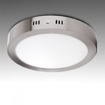 Plafón led 18W 1.300Lm 6000oK Circular Niquel Satinado 50.000H [GL-PL-SM18RN-CW]