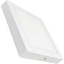 Plafón led Cuadrado Superficie 20W 1800LM 210mm Blanco Neutro 4500K - Pack 1 Ud.