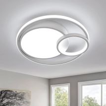 Plafón led Diseño moderno Blanco Frío 6000K Redondo Lámpara Techo led Para salón dormitorio comedor despacho Blanco - Goeco