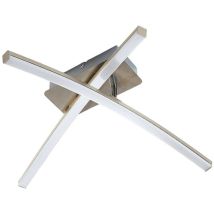 Lindby - Lámpara de techo led 'Laurenzia' en Gris Metal