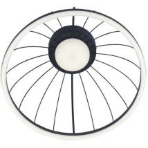 Plafón led modelo Tilda acabado negro, 40cm(alto) 40cm(ancho) 40cm(fondo) .