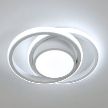 Goeco - Plafón led 32W Diseño moderno Blanco Frío 6000K Redondo Lámpara Techo led Para salón dormitorio comedor despacho Blanco