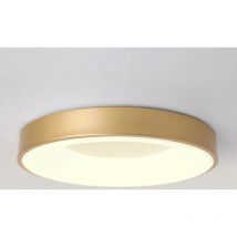 Wottes - Plafon led Techo Moderna Lámparas de Techo Creativa Luz de Techo Dorado para Dormitorio Balcón Pasillo Ø30CM - Luz Neutra
