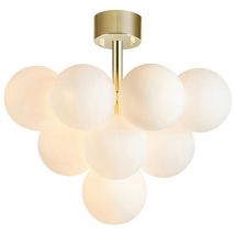 Markslojd - merlot Aplique 13 Globos Luz Latón, Blanco