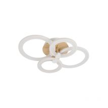 Sydney - Plafon 76w 3000-4000-6500k Blanco/madera Clara