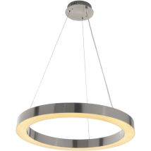 Plafonnier 60x60x150 Métal Argenté