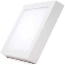 Pannello Led Da 25 W Quadrato 28 X 28 Cm Lampada Plafoniera Da Superficie Bianca