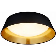 Plafoniera a led per dormire lampada per camera degli ospiti in tessuto Faretto oro Reality R62871879