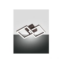 Fabas Luce - bard plafonnier led moderne 21W Corten 3394-28-361