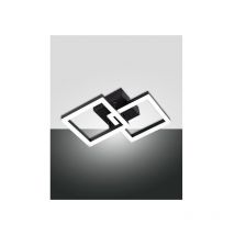 Fabas Luce - bard plafonnier led moderne 21W noir 3394-28-101