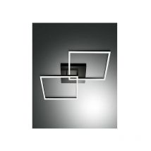 Fabas Luce - Plafonnier led moderne bard 52W Noir 3394-65-101