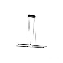 Fabas Luce - Plafonnier suspendu Bard led 52W Noir 3394-45-101
