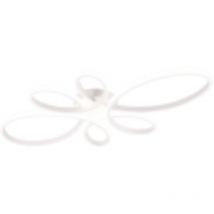 Plafoniera Fly Trio Lighting 22W 4000K Bianco 40cm