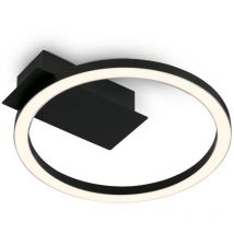 Plafoniera Frame Brilo ner 21x20cm Nero 3000K 5W