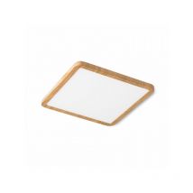 Plafoniera hue sq 17 da incasso colore faggio d'imitazione 230V led 18W 3000K