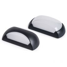 Plafoniera Led 12W 230V Ip65 Nero 4000K ( Lampo cod. ELY12WNEBN )