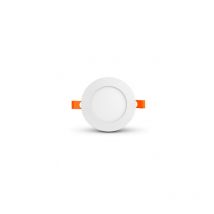 Plafoniera led da Incasso AC220/240V 6W 450lm 120° Impermeabile IP40 IK08 Ø120mm - Bianco Naturale 4000K foratura Ø107mm