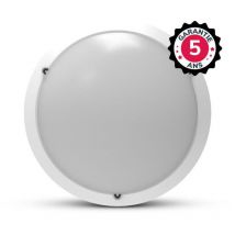Plafoniera led Bianca Rotonda - Ø300mm - 20W - 2500lm - 3000K Bianco Caldo - IP65 - 5 anni di garanzia