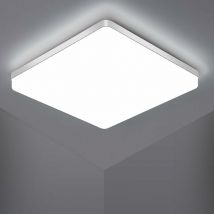 Plafoniera led Bianco Freddo 6000K Quadrato 30x30cm Plafoniera da bagno Impermeabile IP54 Per bagno camera da letto soggiorno cucina