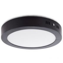 Plafoniera led 18W 1357Lm 2700oK Circolare Nero 40.000H [HO-JM18WR-B-WW]