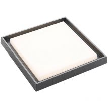 Led 'Birta' in Grigio da Alluminio - Lucande