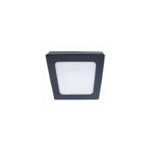 Plafoniera led Gelys IP54 18W 4000K quadrata antracite